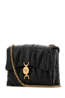 Versace Black Nappa Leather Kleio Shoulder Bag