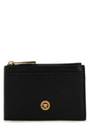 Versace Black Leather Card Holder