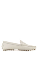 TOD 's Mocasines de cuero blanco