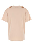 Mm Studio Pastel Pink Jersey Gennaio T Shirt