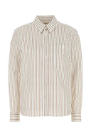 Saint Laurent Embroidered Poplin Shirt