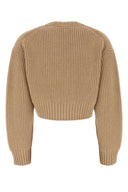 Bottega Veneta Camel Wool Blend Genser