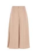 Fendi beige silkeskjørt