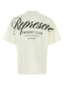 Weißes Represent Owners Club-T-Shirt aus Baumwolle