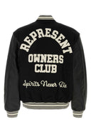 Represent Black Felt Represent Owners Club Bomber Jacket