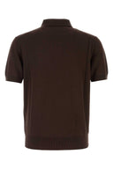 Dolce & Gabbana Chocolate Cotton Polo Shirt