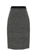 Tory Burch Embroidered Tweed Skirt