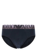 Emporio Armani Midnight Blue Stretch Cotton Brief