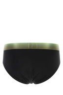 Emporio Armani Black Stretch Cotton Brief