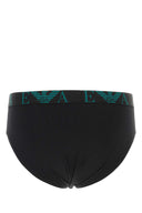 Emporio Armani Black Stretch Cotton Brief Set
