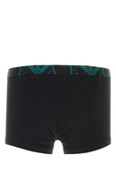 Emporio Armani Black Stretch Cotton Boxer Set