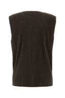Homme Plisse' Issey Miyake Brown Polyester Vest