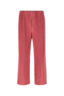 Homme Plisse' Issey Miyake Dark Pink Polyester Pant