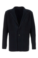 Homme Plisse' Issey Miyake Midnight Blue Polyester Blazer