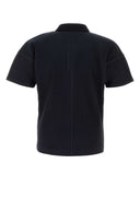 Homme Plisse' Issey Miyake Midnight Blue Polyester Polo Shirt