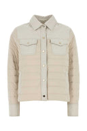 Chaqueta de depresión de la mezcla de nylon de arena de Moorer