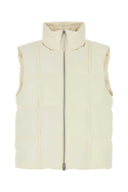 Jil Sander Ivory Polyester Sleeveless Down Jacket