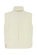 Jil Sander Ivory Polyester Sleeveless Down Jacket