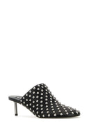 Jil Sander Black Leather Mules