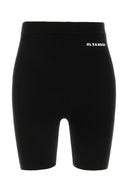Jil Sander Leggings de algodón negro