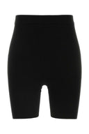 Jil Sander Leggings de algodón negro