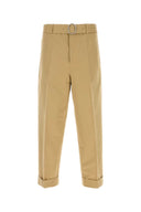 Jil Sander Beige Cotton Blend Pant