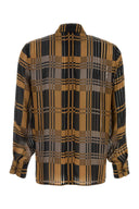 Saint Laurent Embroidered Silk Shirt