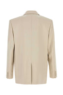 Saint Laurent Sand Wool Blazer