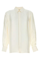 Saint Laurent Embroidered Satin Shirt