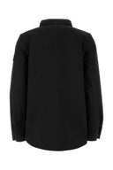 埋め立てて、ブラックポリエステルのギネフジャケット