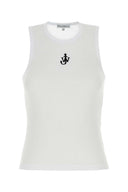 Jw Anderson White Cotton Tank Top