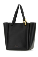 Jw Anderson Black Leather Jwa Corner Shopping Bag