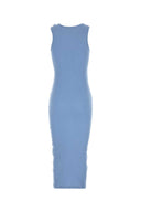 Jw Anderson Cerulean Blue Cotton Dress