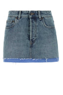 Miu Miu Denim Mini Skirt