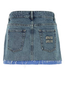 Miu Miu Denim Mini Skirt