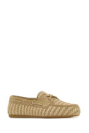 Miu Miu Beige Suede Loafers