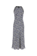 Miu Miu Printed Silk Dress
