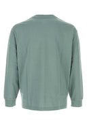 Emporio Armani Petrol Blue Cotton T Shirt