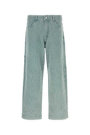 Emporio Armani Light Blue Stretch Cotton Pant