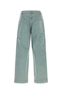 Emporio Armani Light Blue Stretch Cotton Pant