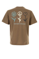 Emporio Armani Brown Cotton T Shirt