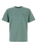 Emporio Armani Petrol Blue Cotton T Shirt