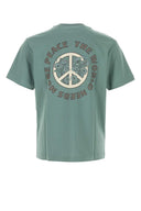 Emporio Armani Petrol Blue Cotton T Shirt