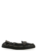 Mocasines de cuero Nappa de Prada Black