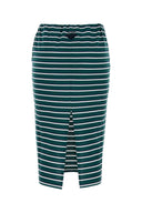 Prada brodert piquet skjørt