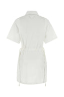 Prada White Poplin Shirt Dress