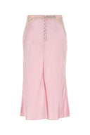 Prada Pink Satin Skirt