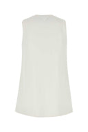Weißes Prada-Minikleid aus Baumwolle