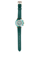 Swarovski Green Leder Otrola Chrono Uhr