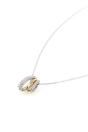 Swarovski Silver Metal Hyperbola Necklace